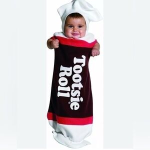 RARE Tootsie Roll Baby Halloween Costume 3-9 Months